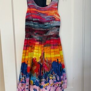 ModCloth Desert Sunset A-Line Dress